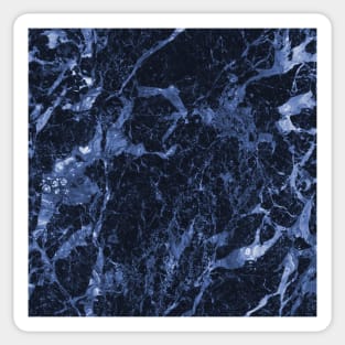 Dark indigo marble Sticker